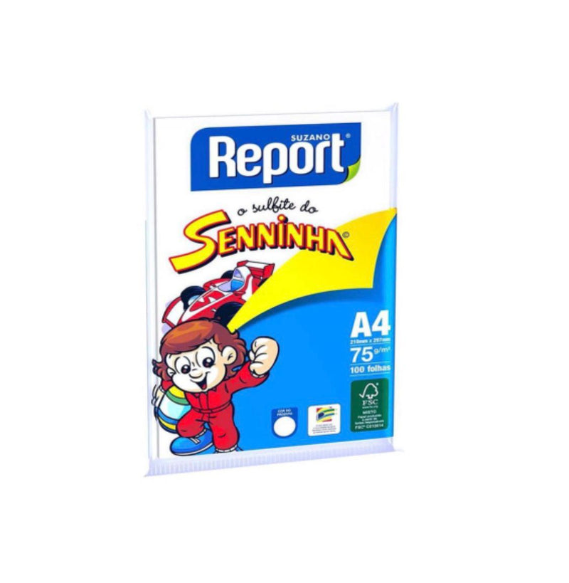 RESMA 100 FOLHAS A4 REPORT SENINHA