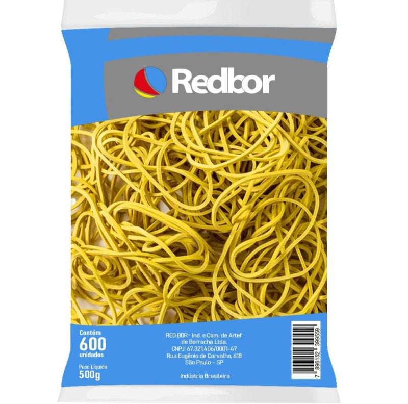 ELÁSTICOS AMARELOS 600 UNIDADES REDBOR