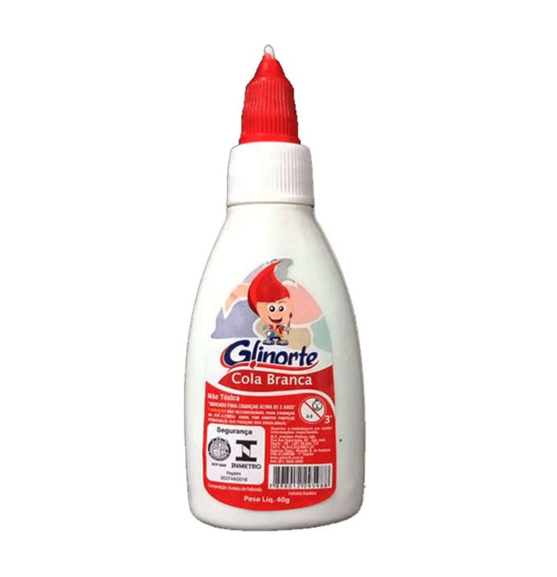 COLA BRANCA GLINORTE 40G