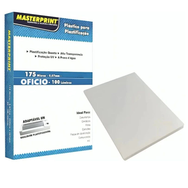 PLÁSTICO PARA PLASTIFICAÇÃO OFÍCIO